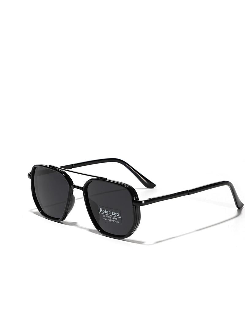 🔥Fashion 2026 Geometric Frame Double Beam Sun Protection Glasses Trends