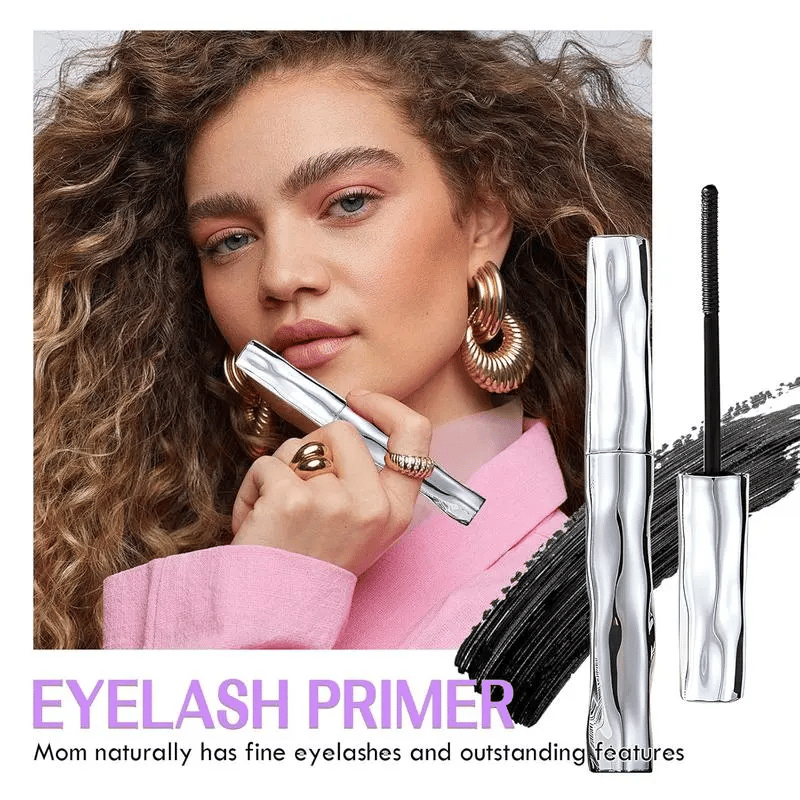 🌎Ends Today: 50% OFF!⏰Eyelash Primer,Tubular Eyelash Primer,WaterproofLong Curling Mascara,Natural And Non-Smudged