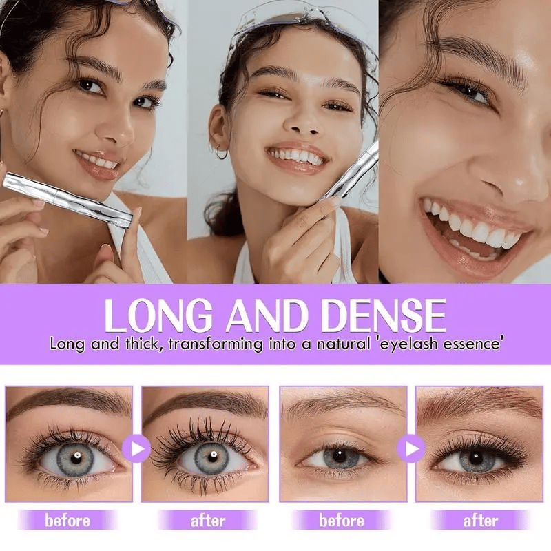 🌎Ends Today: 50% OFF!⏰Eyelash Primer,Tubular Eyelash Primer,WaterproofLong Curling Mascara,Natural And Non-Smudged
