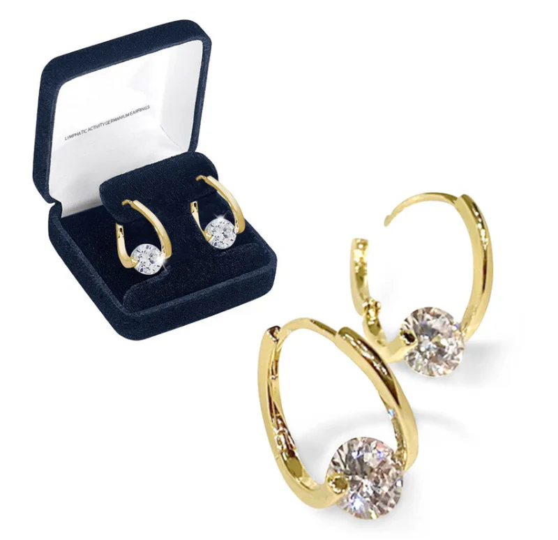(🔥LAST DAY SALE - 66% OFF) Lymphvity MagneTherapy Germanium Earrings – Revitalize Your Well-being! 💎