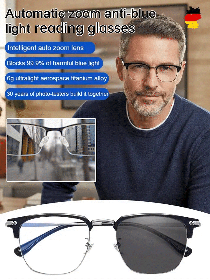 🎁Hot Sale🔥👓Ultra Light Anti Blue reading Glasses✨