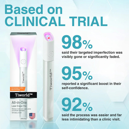 🌎Ends Today: 70% OFF!🔥Tiworld™ All-in-One CO₂ Laser Eraser Pen | USB Rechargeable | Removes Moles, Warts, Skin Flaws & Pigmentation