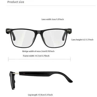 🎁Hot Sale🔥👓AI Interpretation Smart Glasses, with 33 Languages, Chat GPT,Audio Glasses for Men And Women