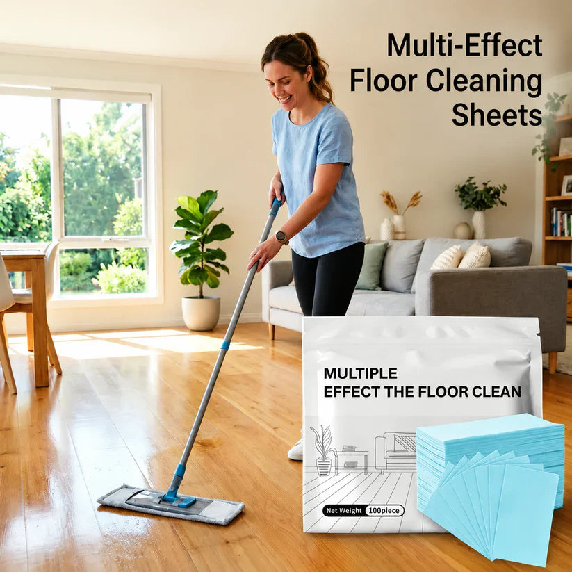 Ultra-Concentrated Floor Cleaning Sheets | Professional-Grade Multi-Surface Care