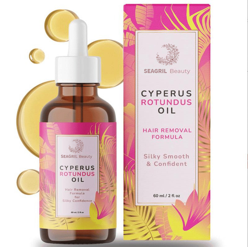 ✨ SEAGRIL Beauty Cyperus Rotundus Oil for Natural Permanent Hair Reduction