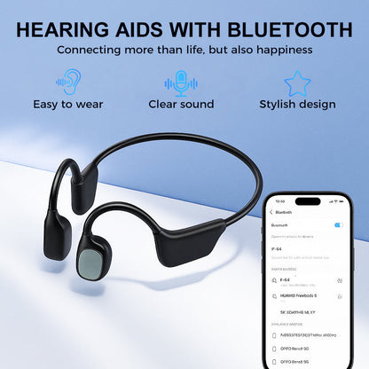 🎄💖Final 3 Hours:50%ОFF💥Yagoo™ Bone Conduction Smart Hearing Aid Bluetooth Earphones(Black Friday Special Sale)