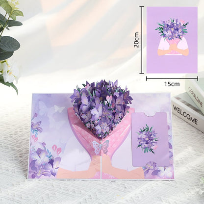 🎁Hot Sale🔥🌹 FOREVER-BLOOMING 3D VALENTINE'S POP-UP CARD