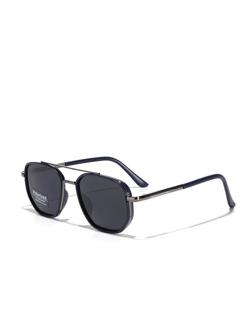 🔥Fashion 2026 Geometric Frame Double Beam Sun Protection Glasses Trends