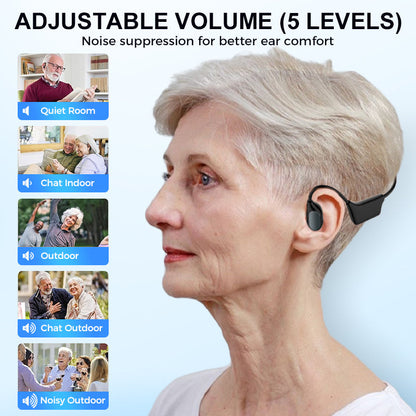 🎄💖Final 3 Hours:50%ОFF💥Yagoo™ Bone Conduction Smart Hearing Aid Bluetooth Earphones(Black Friday Special Sale)