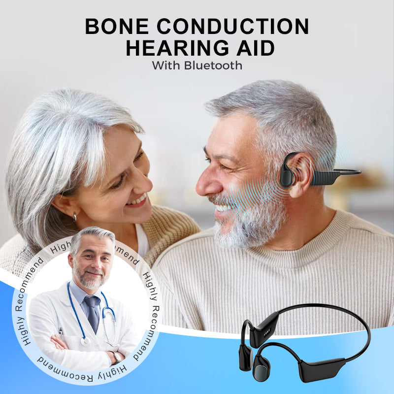 🎄💖Final 3 Hours:50%ОFF💥Yagoo™ Bone Conduction Smart Hearing Aid Bluetooth Earphones(Black Friday Special Sale)