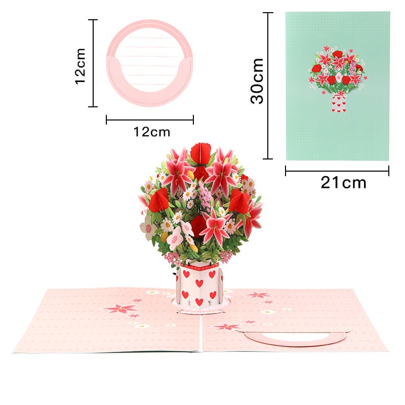 🎁Hot Sale🔥🌹 FOREVER-BLOOMING 3D VALENTINE'S POP-UP CARD