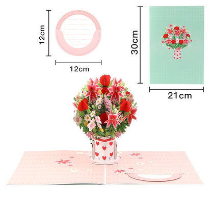 🎁Hot Sale🔥🌹 FOREVER-BLOOMING 3D VALENTINE'S POP-UP CARD