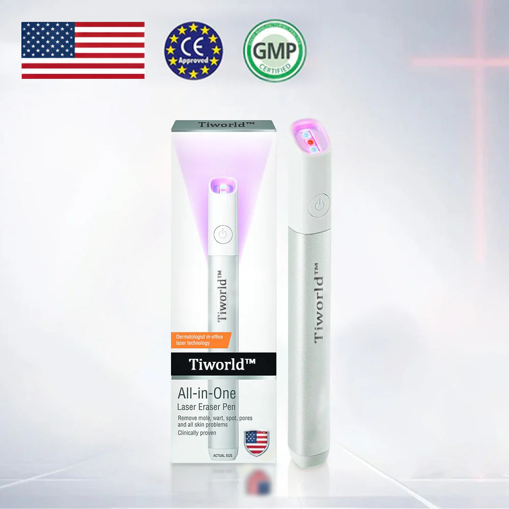 🌎Ends Today: 70% OFF!🔥Tiworld™ All-in-One CO₂ Laser Eraser Pen | USB Rechargeable | Removes Moles, Warts, Skin Flaws & Pigmentation
