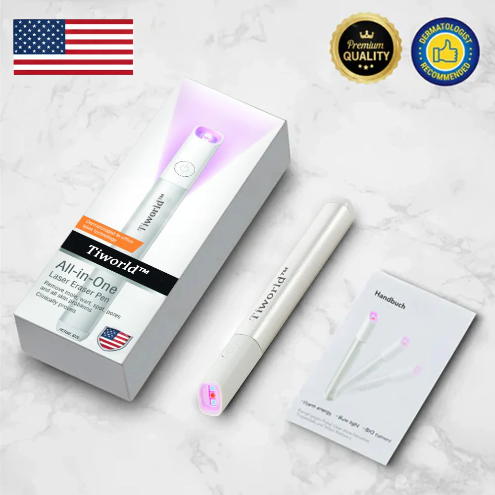 🌎Ends Today: 70% OFF!🔥Tiworld™ All-in-One CO₂ Laser Eraser Pen | USB Rechargeable | Removes Moles, Warts, Skin Flaws & Pigmentation