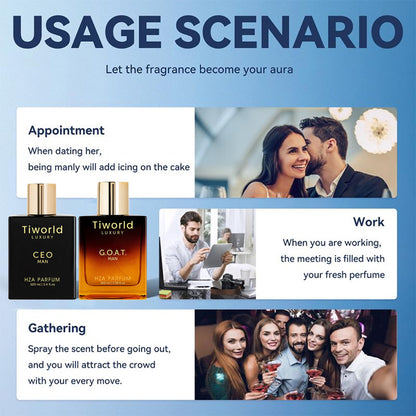 Final 3 Hours: 60%OFF🔥Gentlemen’s Fragrance Set with CEO MAN Perfume & G.O.A.T MAN Aroma