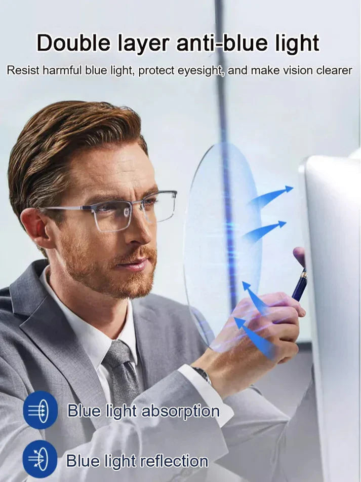 🎁Hot Sale🔥👓Ultra Light Anti Blue reading Glasses✨