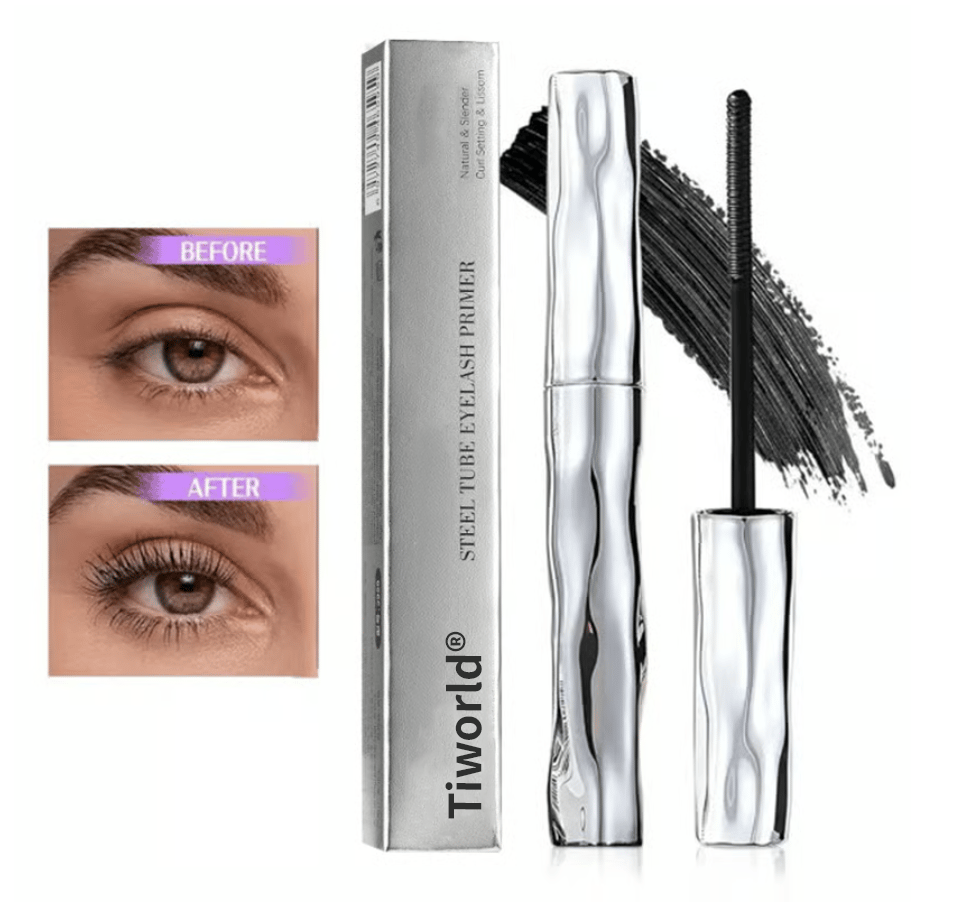 🌎Ends Today: 50% OFF!⏰Eyelash Primer,Tubular Eyelash Primer,WaterproofLong Curling Mascara,Natural And Non-Smudged