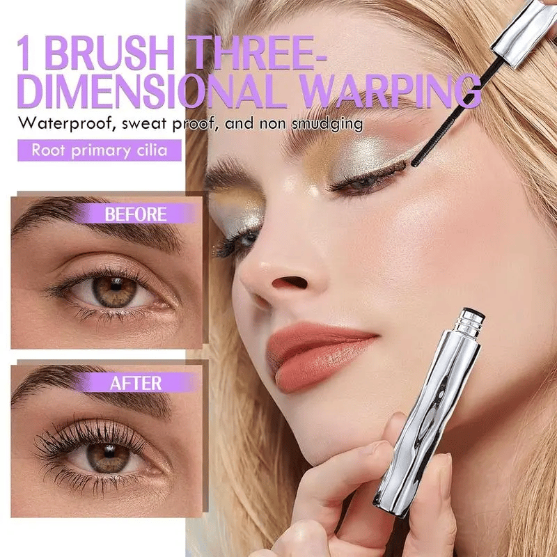 🌎Ends Today: 50% OFF!⏰Eyelash Primer,Tubular Eyelash Primer,WaterproofLong Curling Mascara,Natural And Non-Smudged