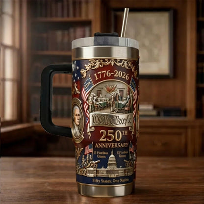 ⚡️Limited In Stock⚡️- U.S. 250th Anniversary Commemorative Travel Tumbler (1776-2026)
