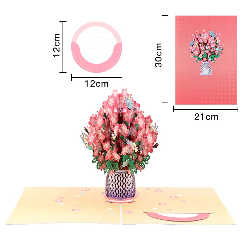 🎁Hot Sale🔥🌹 FOREVER-BLOOMING 3D VALENTINE'S POP-UP CARD