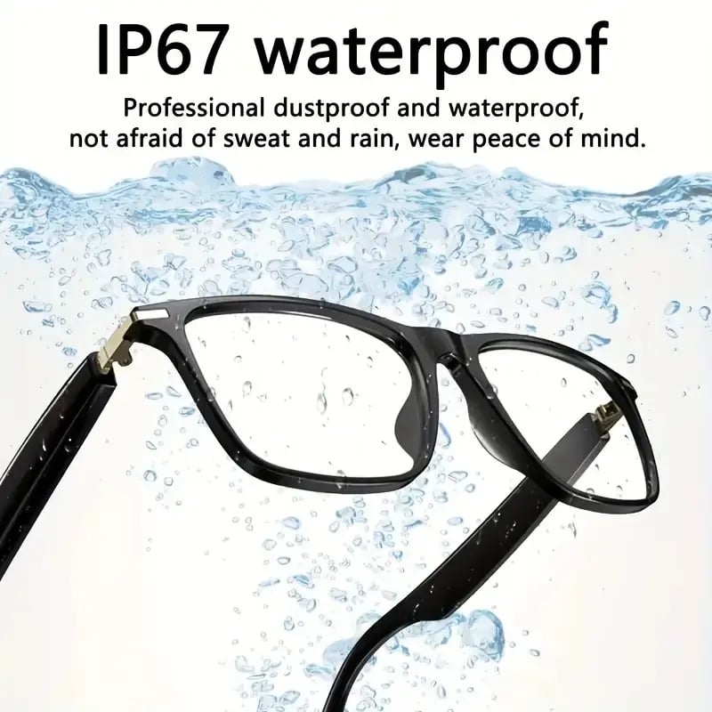 🎁Hot Sale🔥👓AI Interpretation Smart Glasses, with 33 Languages, Chat GPT,Audio Glasses for Men And Women
