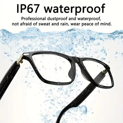 🎁Hot Sale🔥👓AI Interpretation Smart Glasses, with 33 Languages, Chat GPT,Audio Glasses for Men And Women