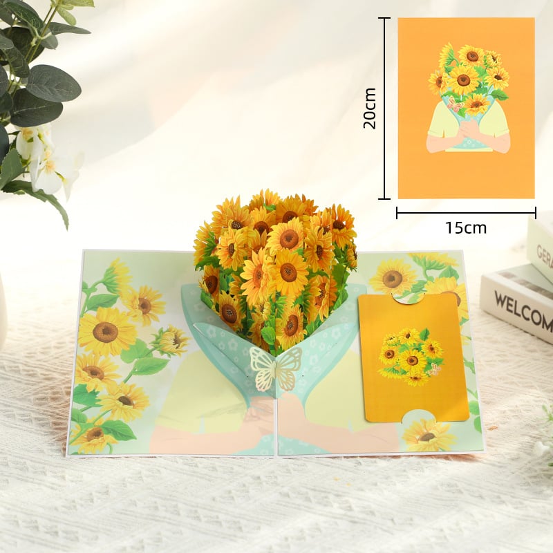 🎁Hot Sale🔥🌹 FOREVER-BLOOMING 3D VALENTINE'S POP-UP CARD